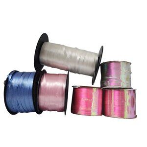 ASSORTED CURLING RIBBON - SOME NEW - SOME OPENED / USED
